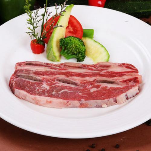 肉制品牛肉原味 国产平价带骨牛小排150g 6件全国包邮