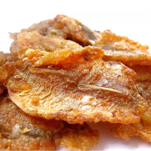 绿帝食品 海鲜干货 秘制香酥 鲜美香烤即食五香赤棕鱼200g