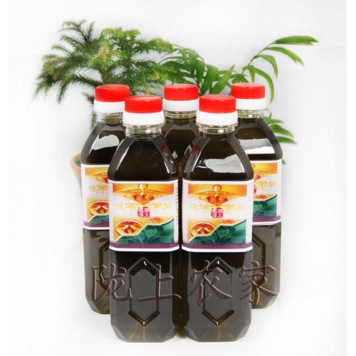 陇上农家正品冷榨紫苏籽油 苏子油 月子油500ml五瓶装 特价免运费